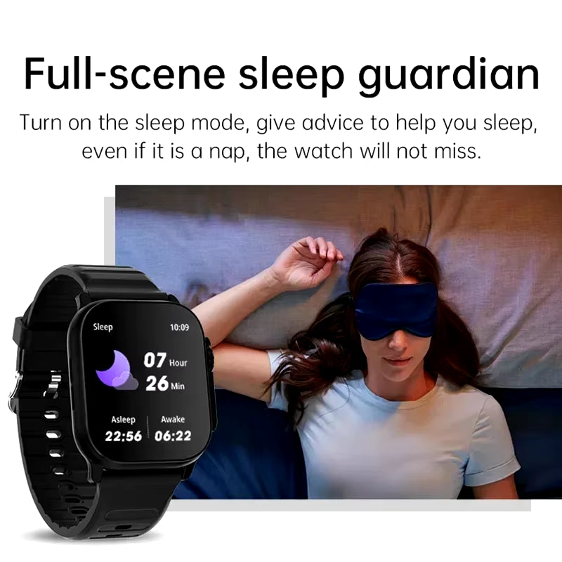 T900 Ultra Bluetooth Smartwatch with Message Alerts, Heart Rate Monitoring, and Sports Features for Android and iOS - Unisex Design