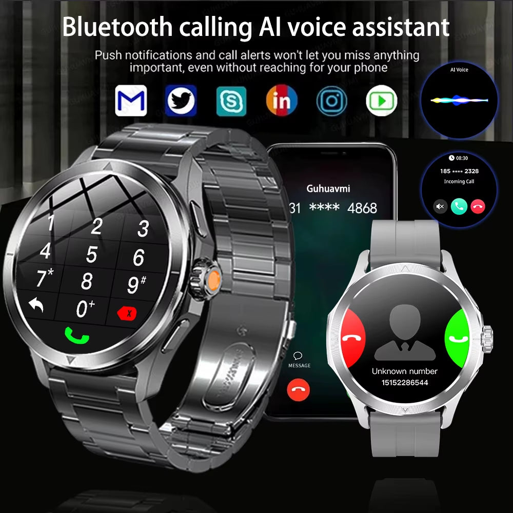 S4 Ultra for Xiaomi Smart Bracelet Men Watch AMOLED HD Screen Bluetooth Call GPS Trajectory NFC Heart Rate Compass Smartwatches